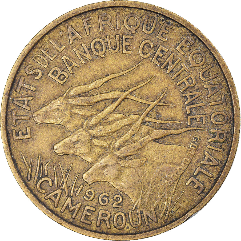 Munten, Kameroen, 25 Francs, 1962