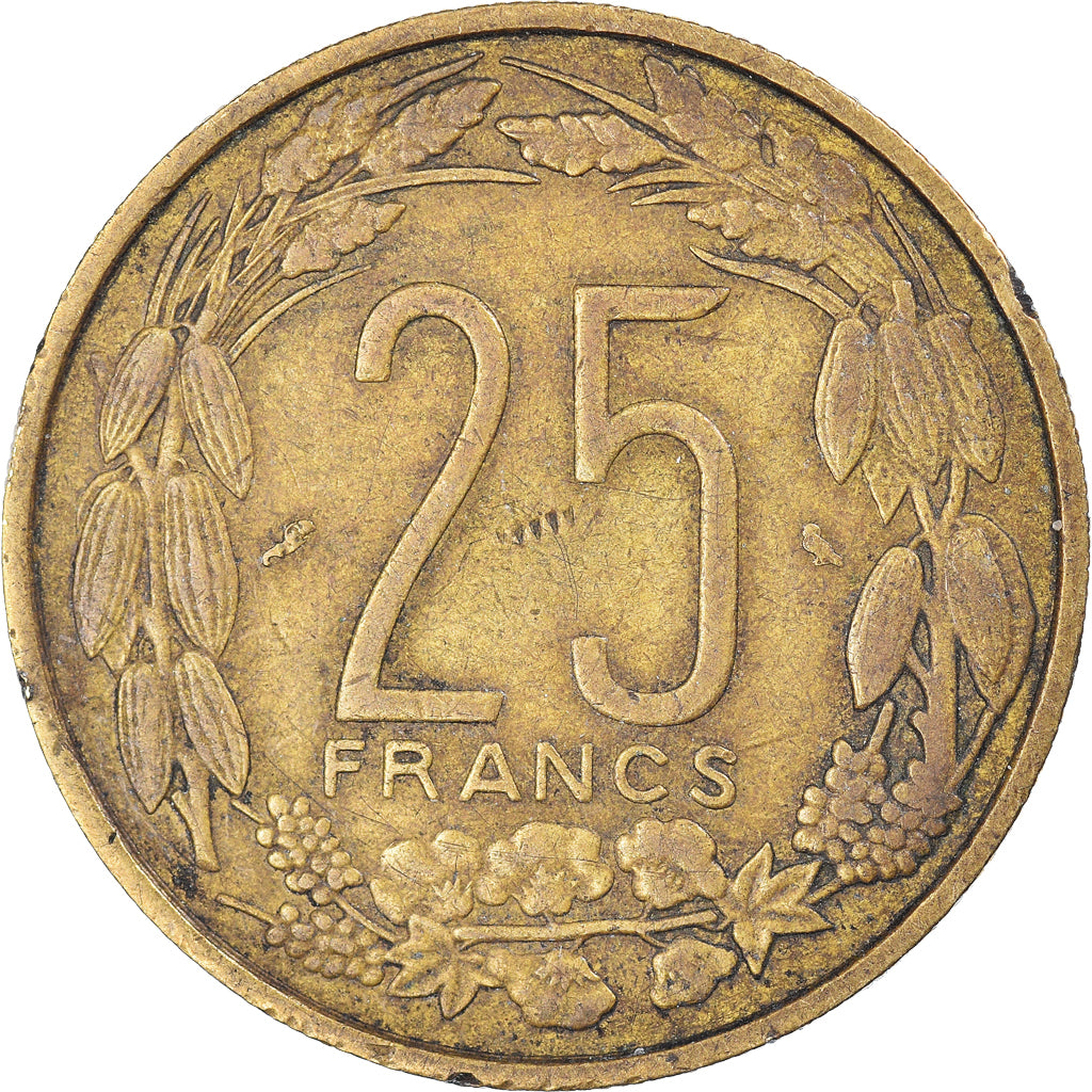 Munten, Kameroen, 25 Francs, 1962