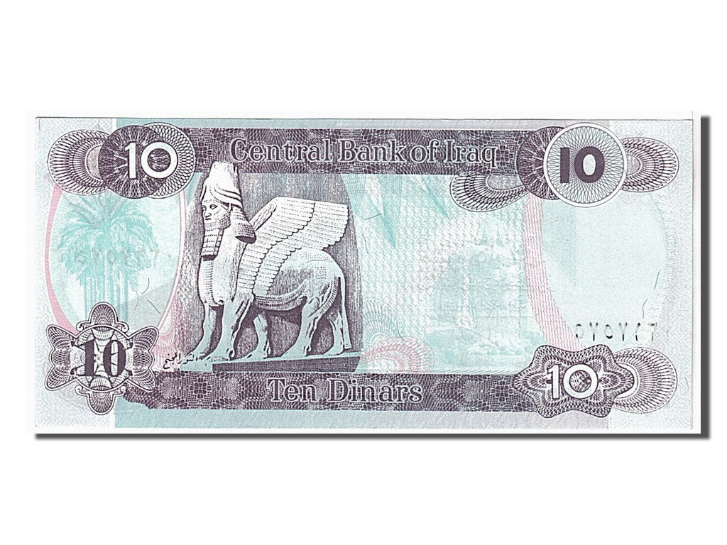 Iraq, 10 Dinars, 1992, KM #81, UNC(65-70)