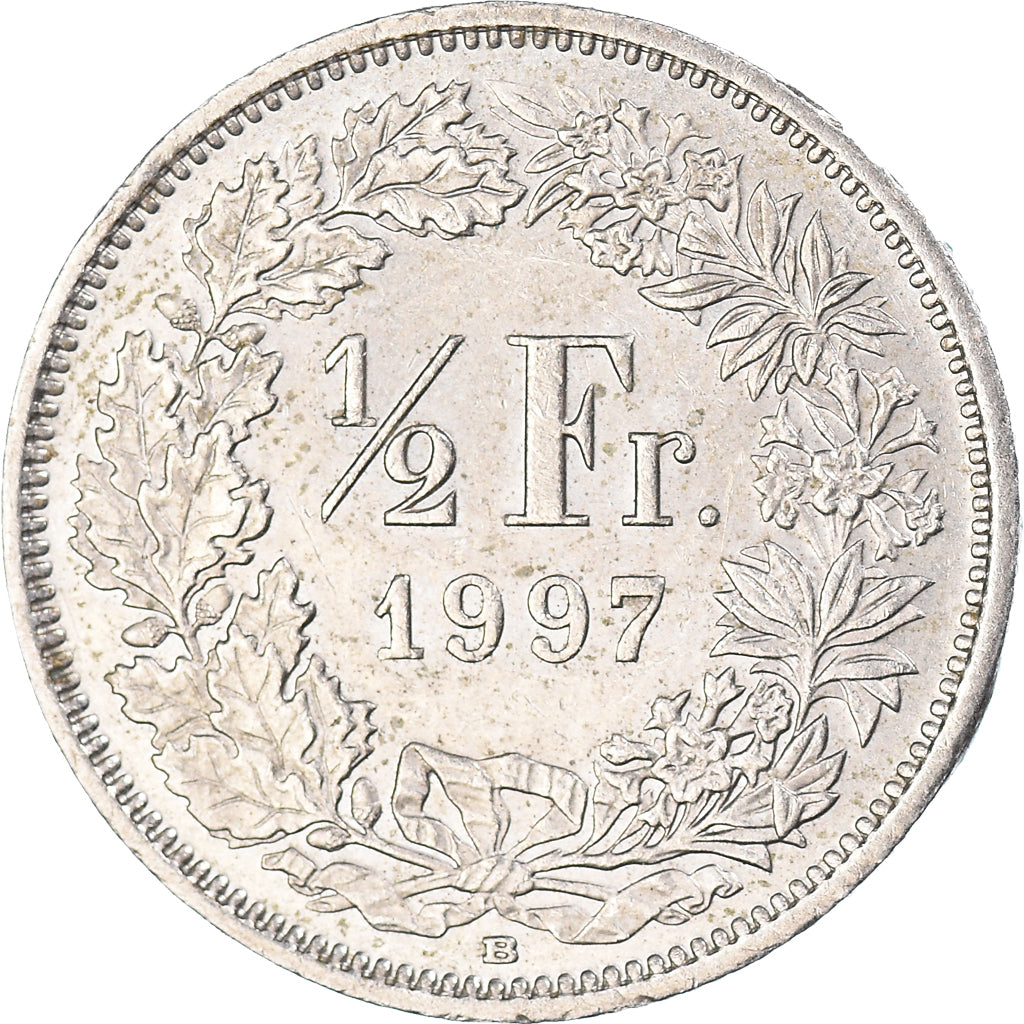 Moneta, Szwajcaria, 1/2 Franc, 1997