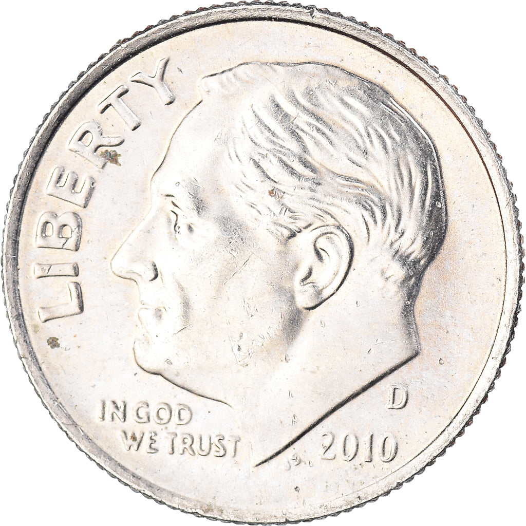 Moneda, Estados Unidos, Dime, 2010