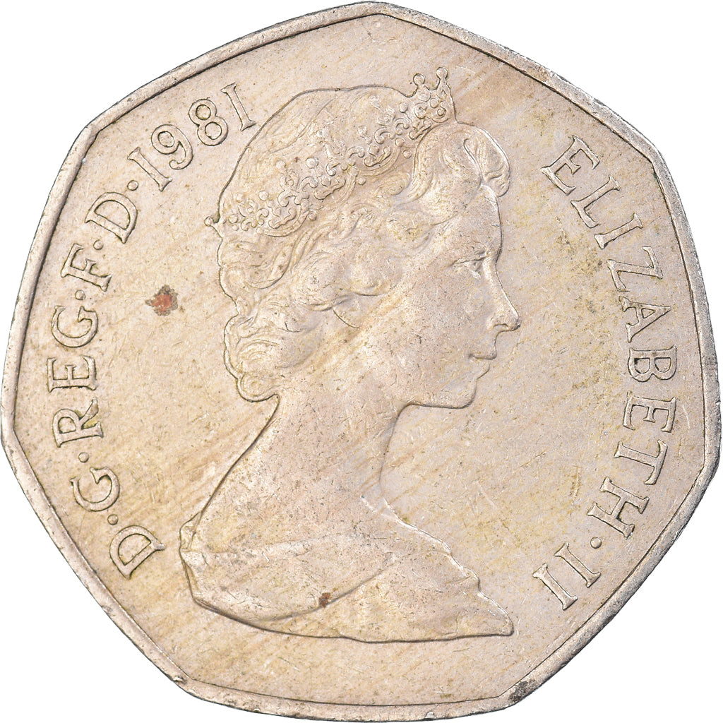 Moneta, Gran Bretagna, 50 New Pence, 1981