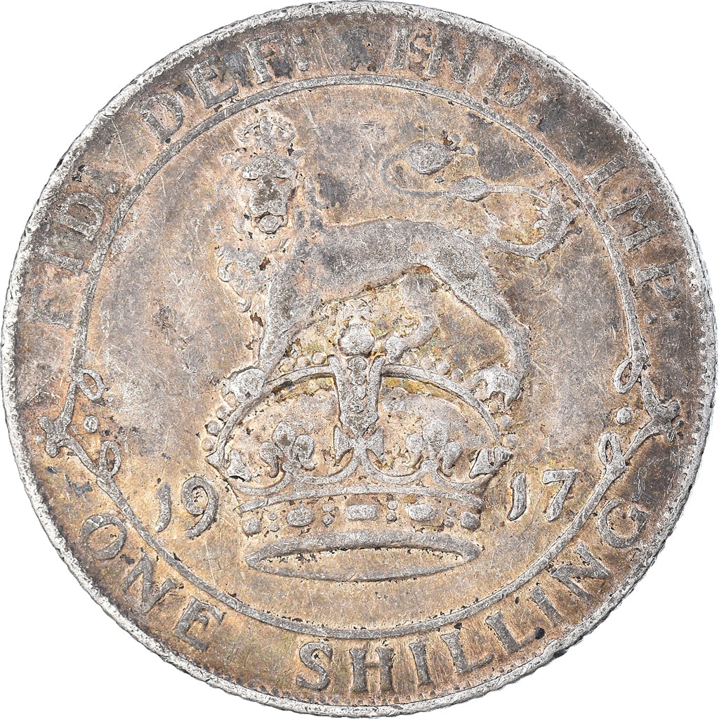Monnaie, Grande-Bretagne, Shilling, 1917