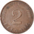 Coin, Germany, 2 Pfennig, 1960
