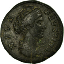 Coin, Faustina I, Sestertius, Roma, EF(40-45), Bronze, Cohen:91