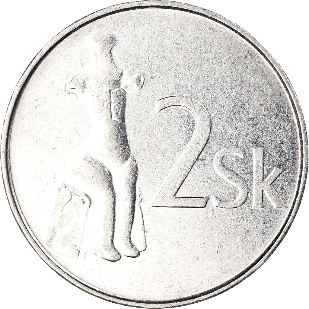 Moneda, Eslovaquia, 2 Koruna, 2002