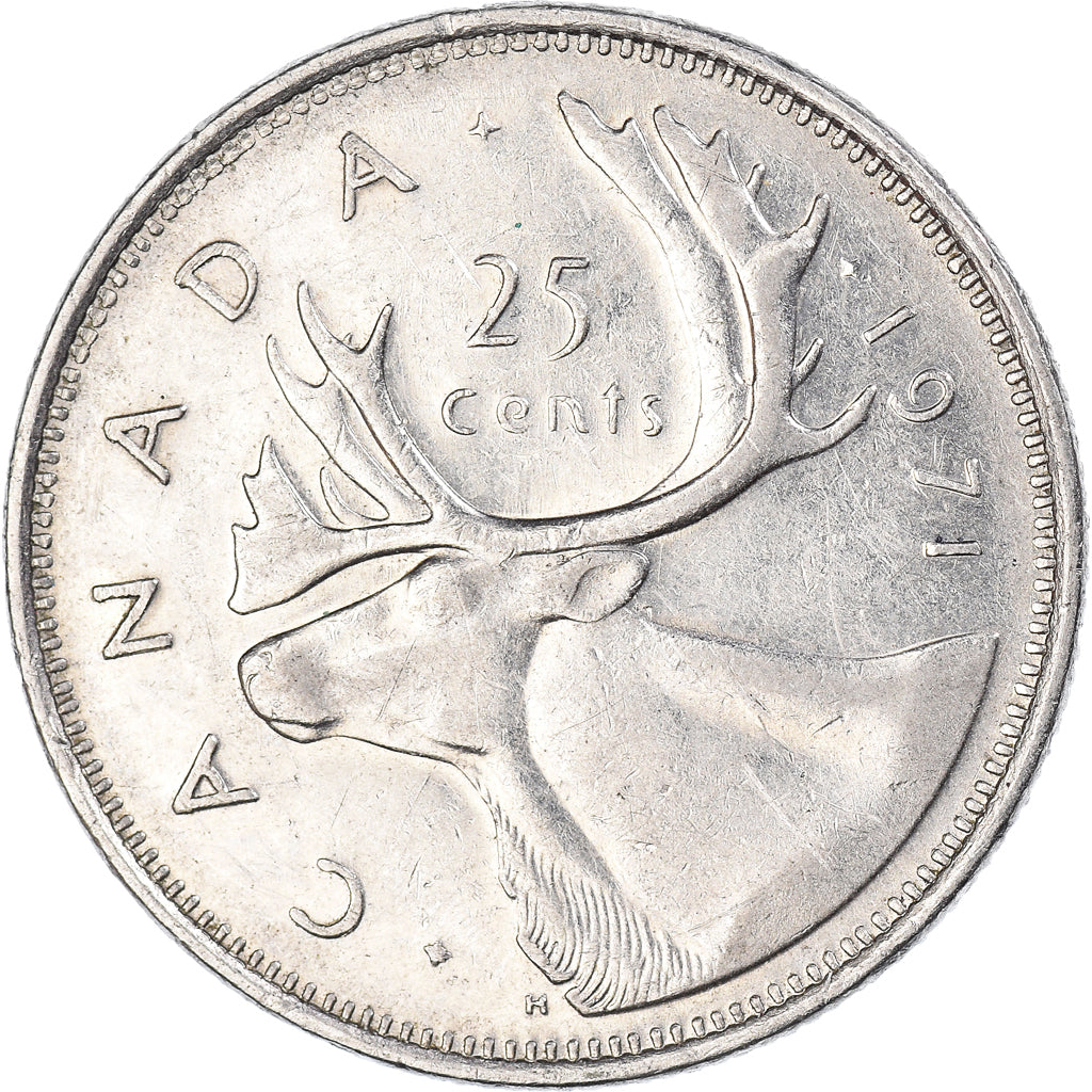 Moneta, Canada, 25 Cents, 1971