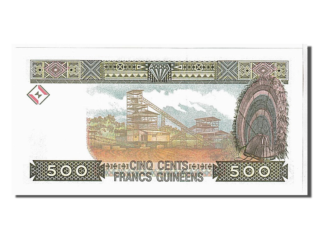 Banconote, Guinea, 500 Francs, 1998, FDS