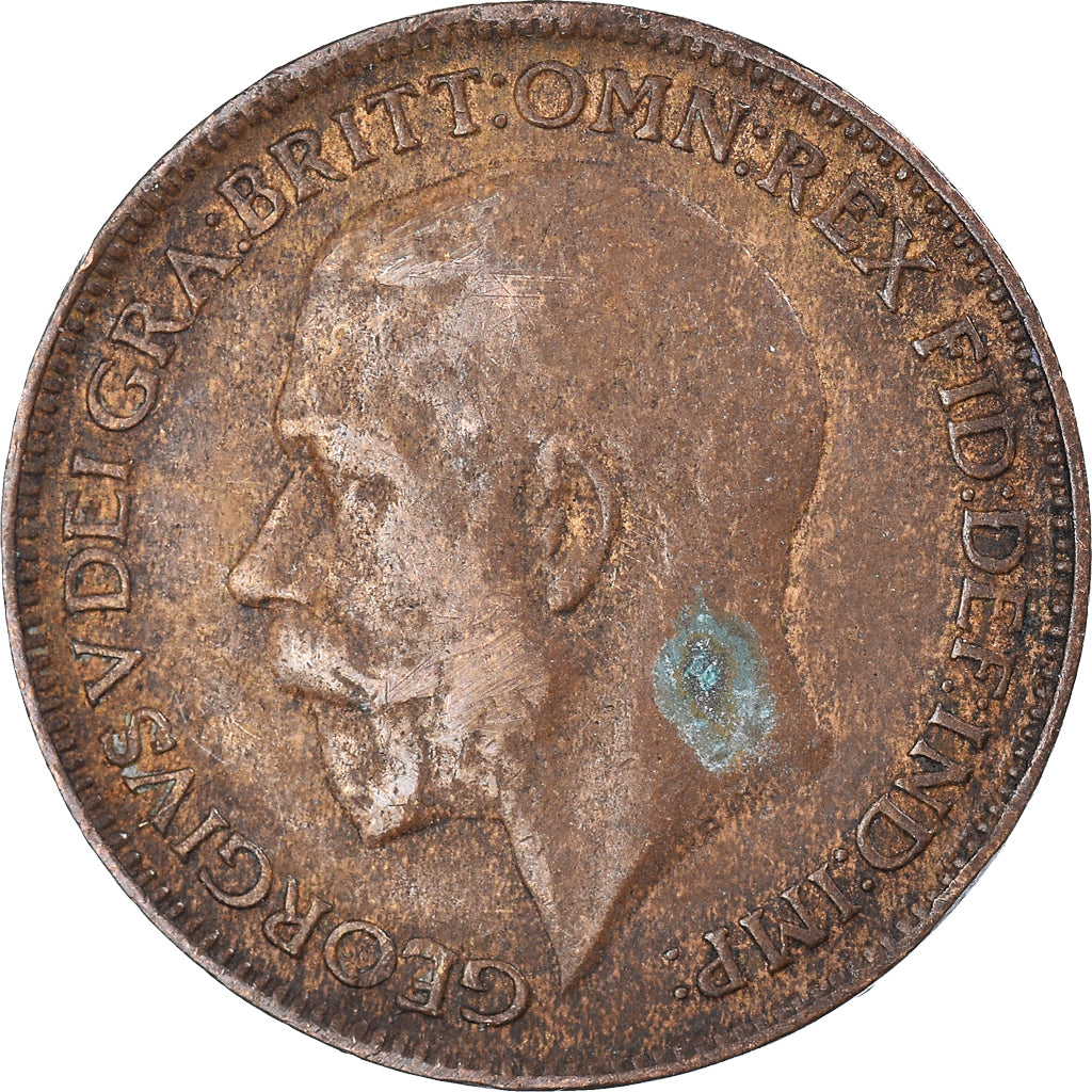 Moneda, Gran Bretaña, Farthing, 1915