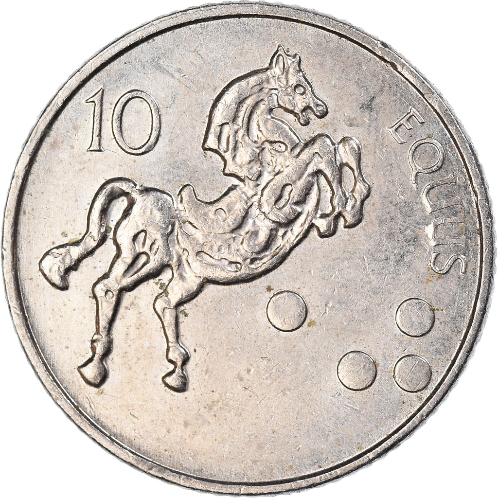 Munten, Slovenië, 10 Tolarjev, 2000