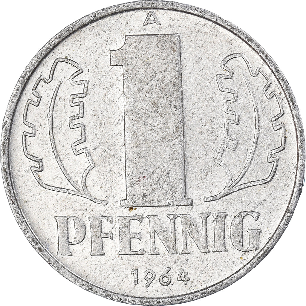 Moneta, Germania - Repubblica Democratica, 1 Pfennig, 1964