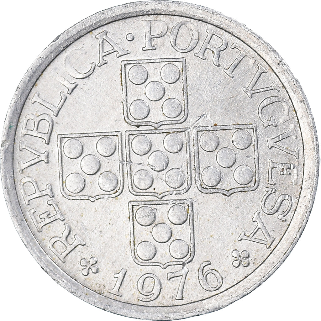 Coin, Portugal, 10 Centavos, 1976