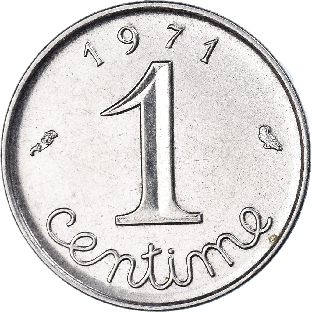 Moneda, Francia, Centime, 1971