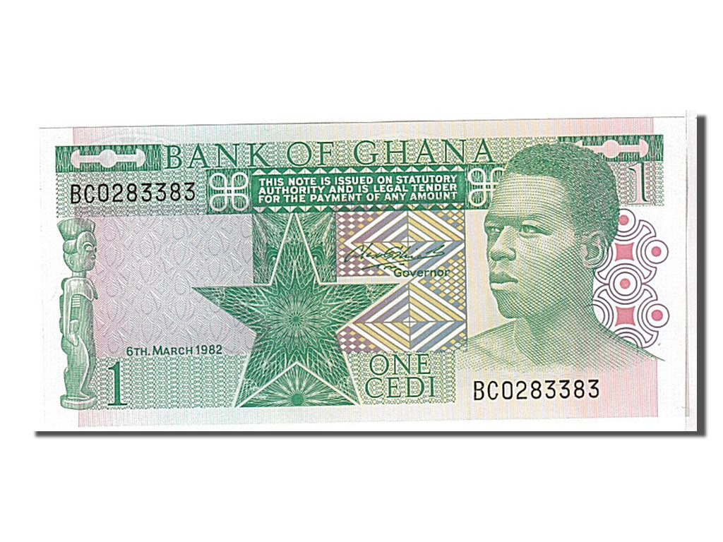 Geldschein, Ghana, 1 Cedi, 1982, UNZ