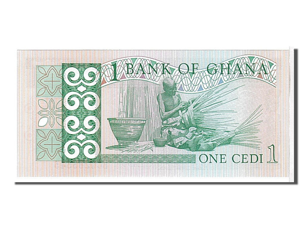 Banknot, Ghana, 1 Cedi, 1982, KM:17b, UNC(65-70)