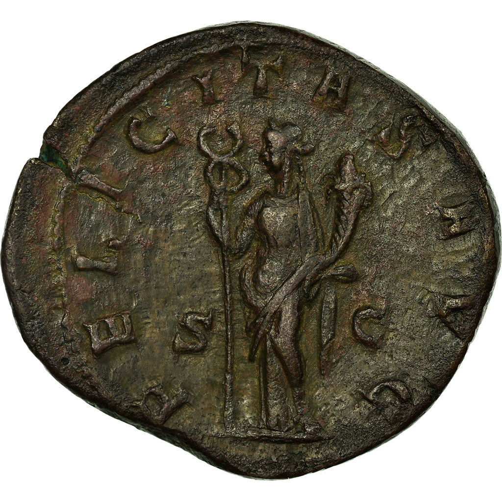 Coin, Gordian III, Sestertius, Roma, AU(50-53), Bronze, Cohen:76