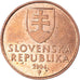 Moeda, Eslováquia, 50 Halierov, 2004