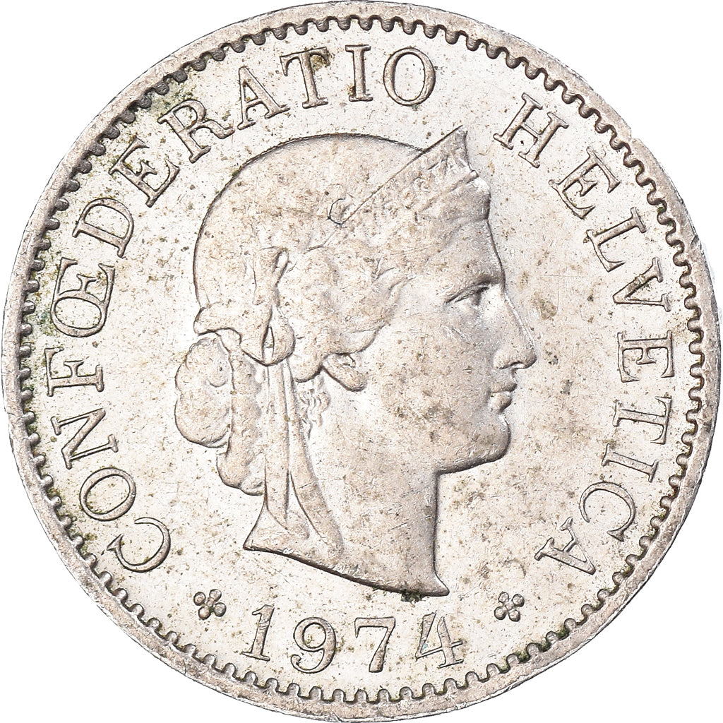Moneta, Szwajcaria, 5 Rappen, 1974