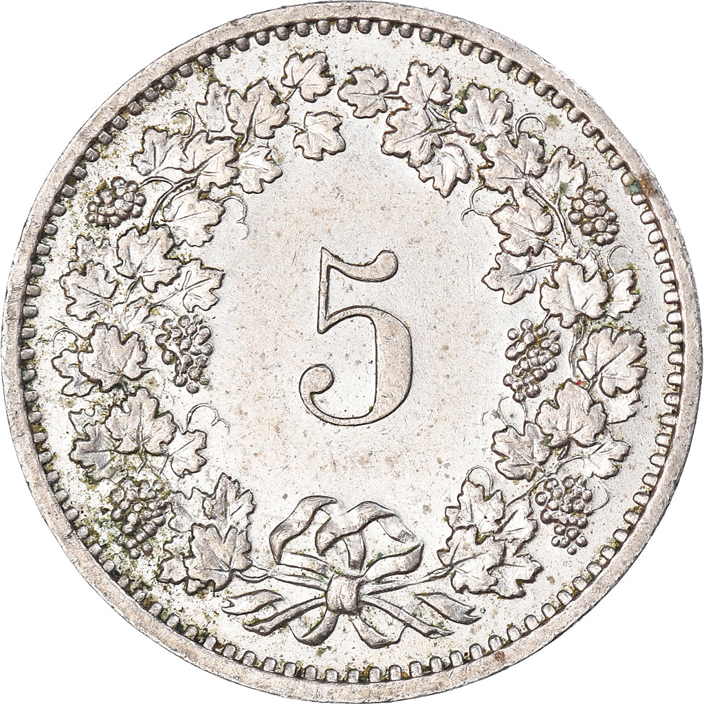 Moneta, Szwajcaria, 5 Rappen, 1974