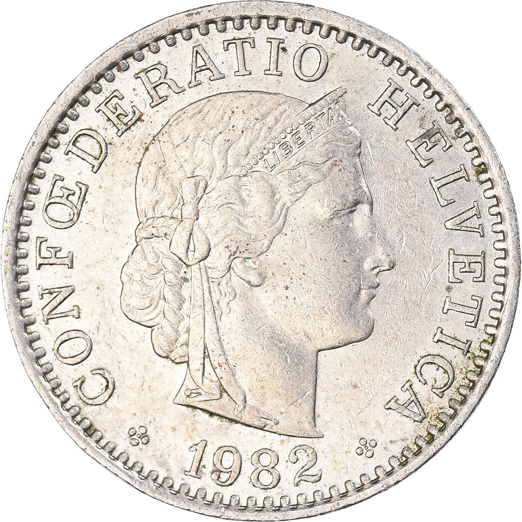 Moneta, Szwajcaria, 20 Rappen, 1982