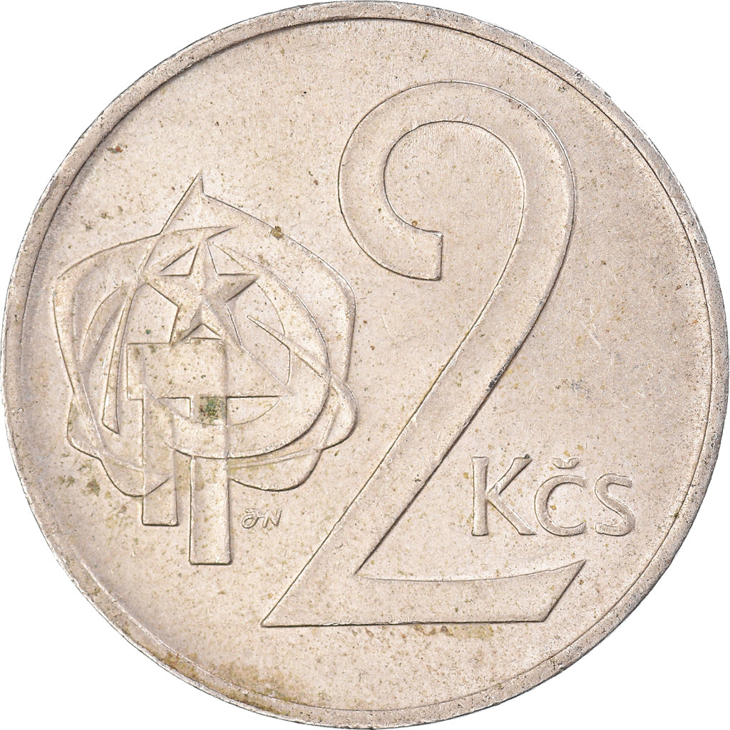 Munten, Tsjecho-Slowakije, 2 Koruny, 1980