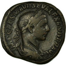 Severus Alexander, Sesterz, 224, Rome, Bronze, SS, RIC:419d