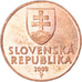 Coin, Slovakia, 50 Halierov, 2000