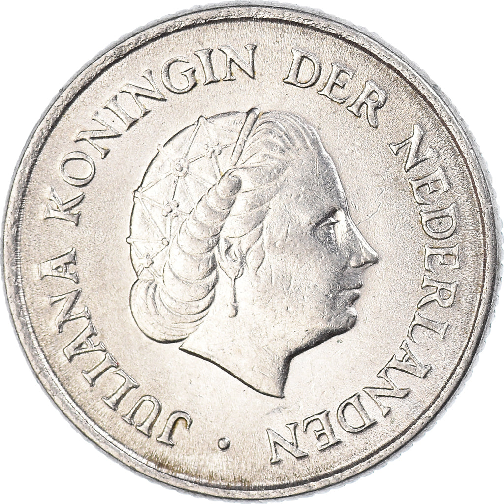Münze, Niederlande, 25 Cents, 1963