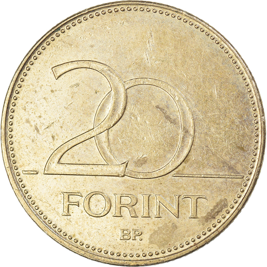 Moneda, Hungría, 20 Forint, 2013
