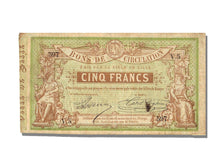 Banknote, 5 Francs, 1870, France, AU(50-53)