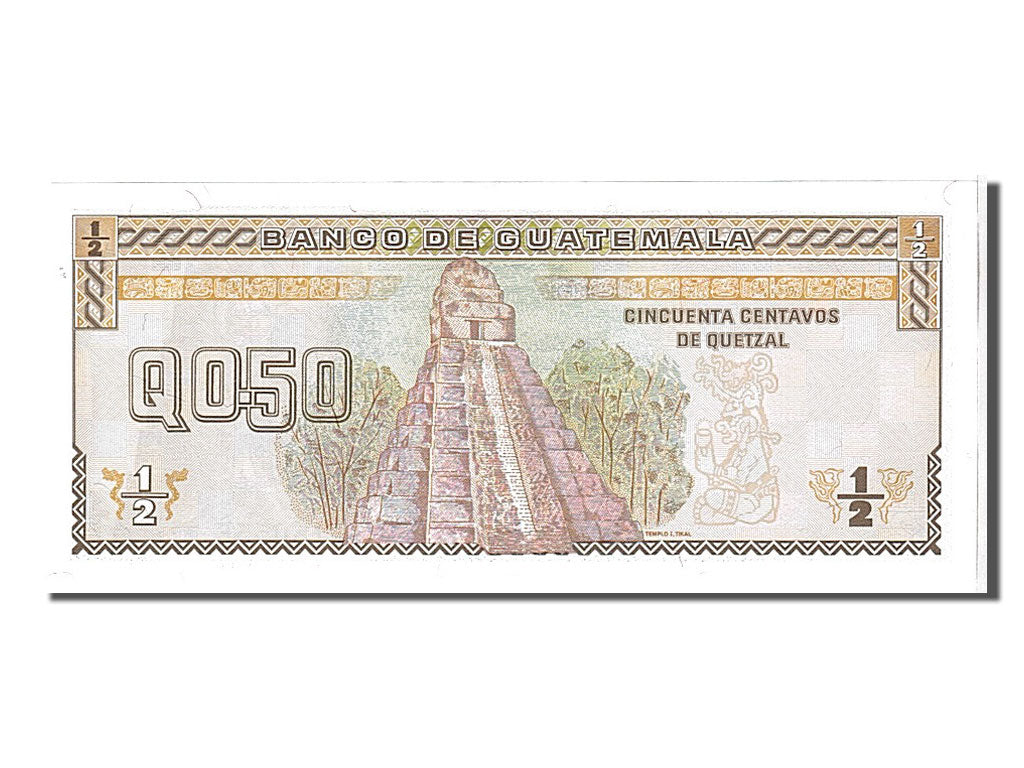 Guatemala, 1/2 Quetzal, 1994, KM #86b, UNC(65-70), A3618655E