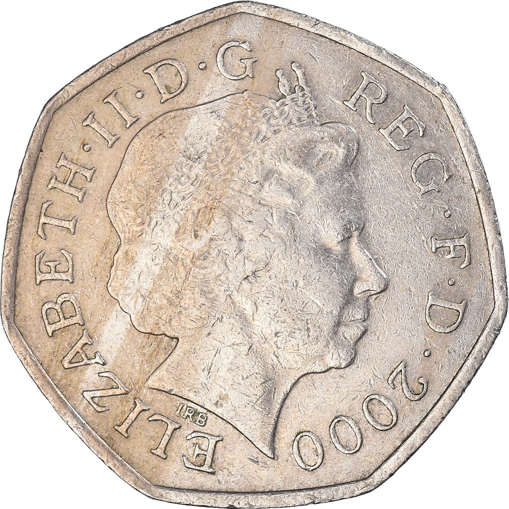 Munten, Groot Bretagne, 50 Pence, 2000