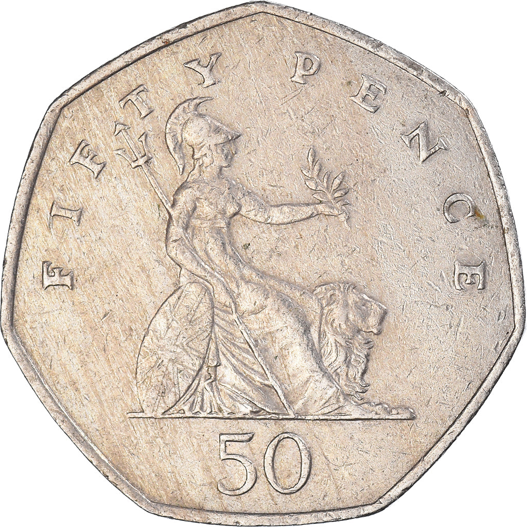 Munten, Groot Bretagne, 50 Pence, 2000