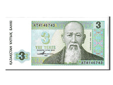 Banconote, Kazakistan, 3 Tenge, 1993, KM:8a, FDS