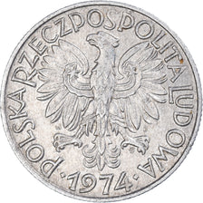 Moneda, Polonia, 5 Zlotych, 1974