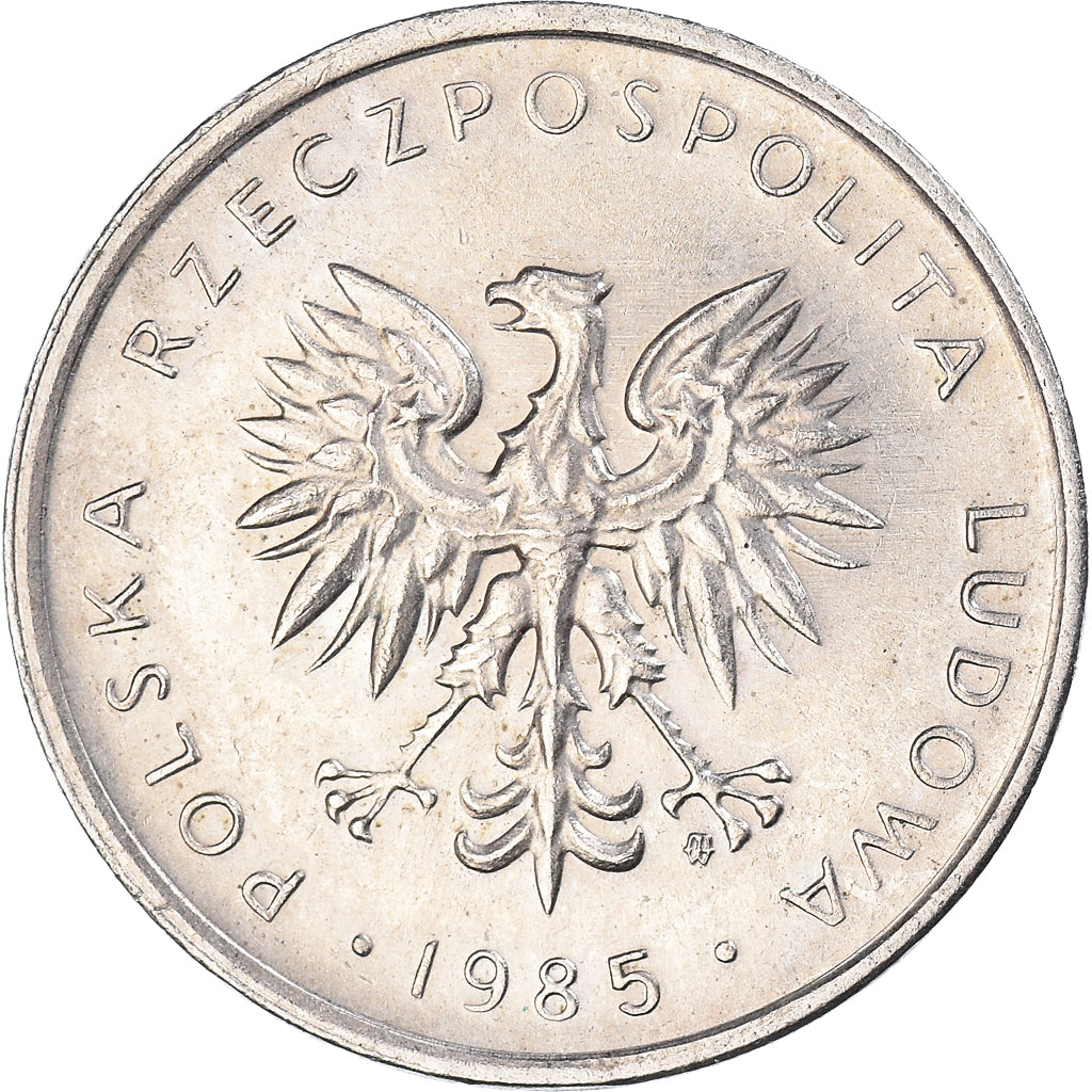 Moneda, Polonia, 10 Zlotych, 1985