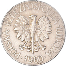 Moneta, Polonia, 10 Zlotych, 1960