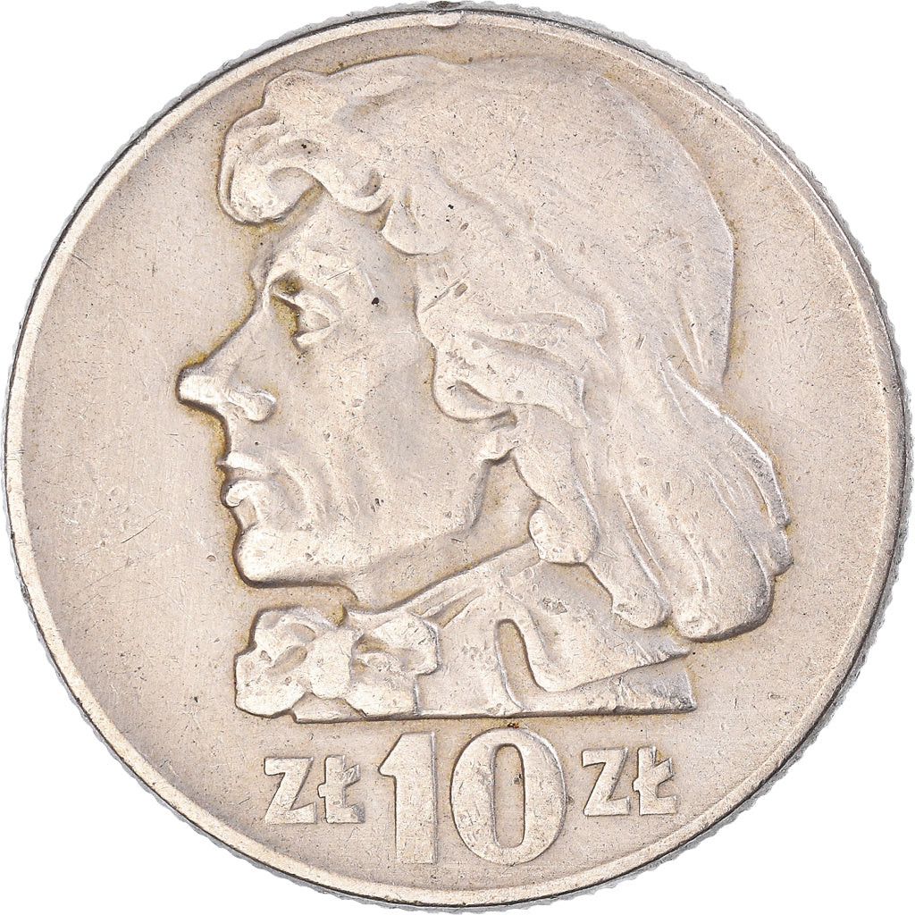 Moneta, Polonia, 10 Zlotych, 1960