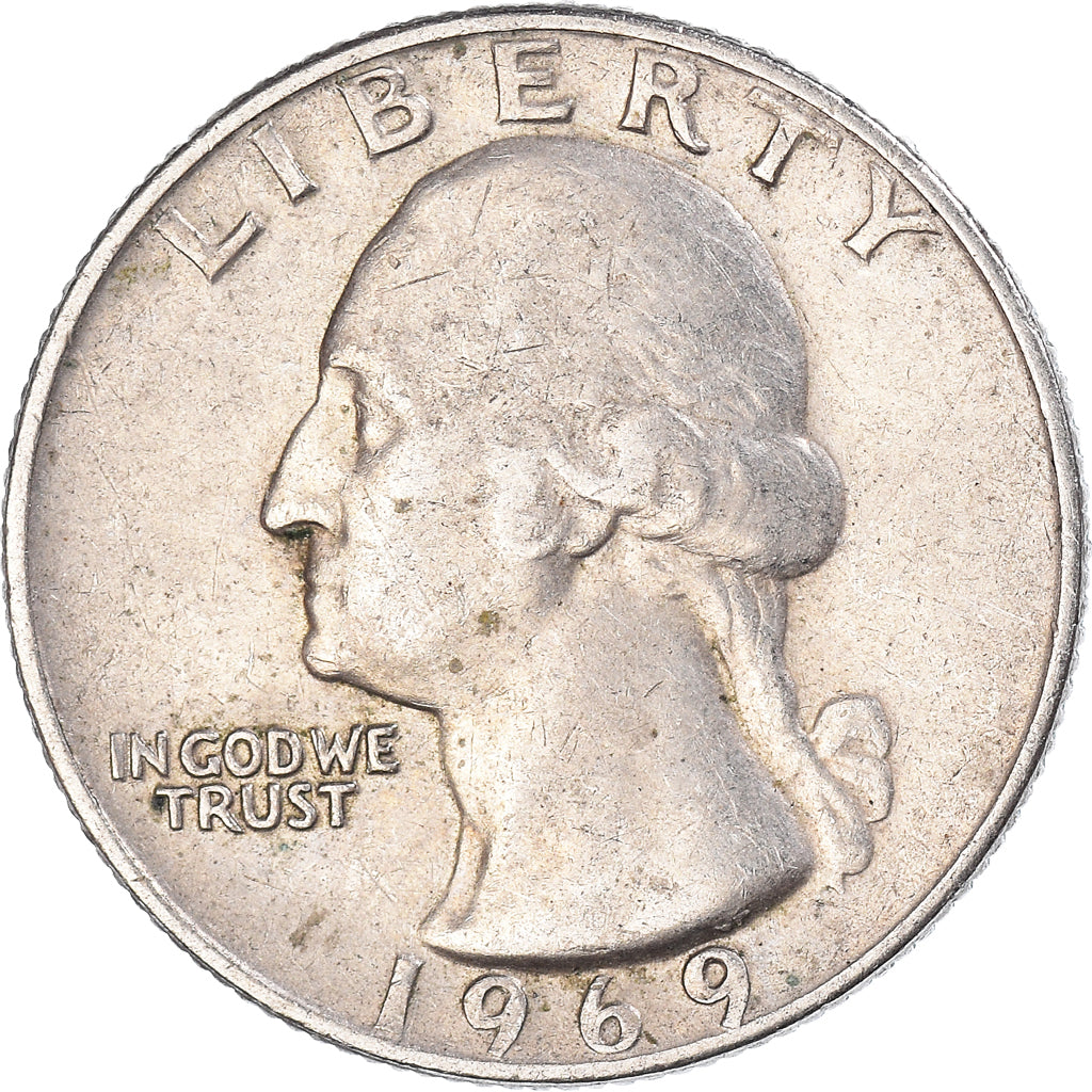Moneta, Stati Uniti, Quarter, 1969
