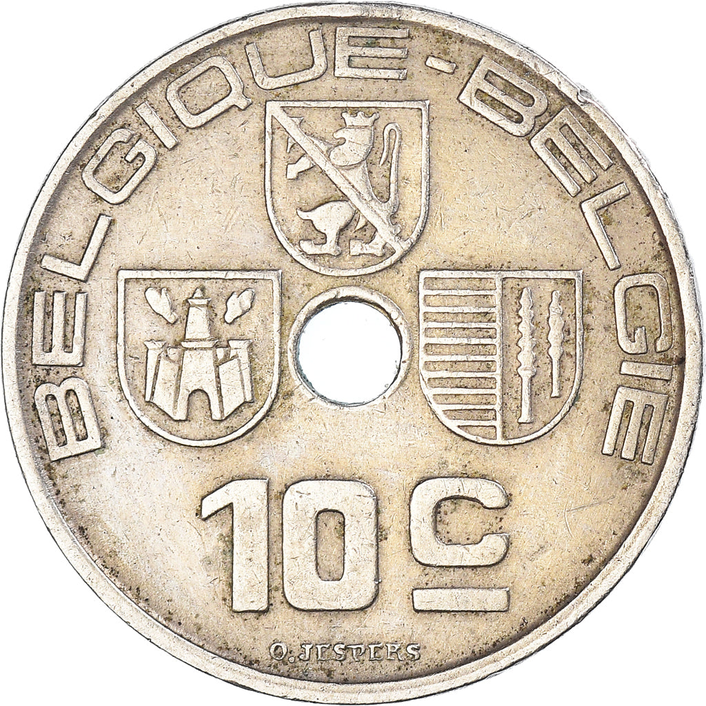 Moneda, Bélgica, 10 Centimes, 1938