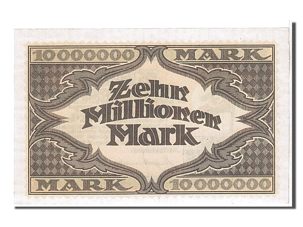 Banconote, Germania, 10 Millions Mark, 1923, FDS