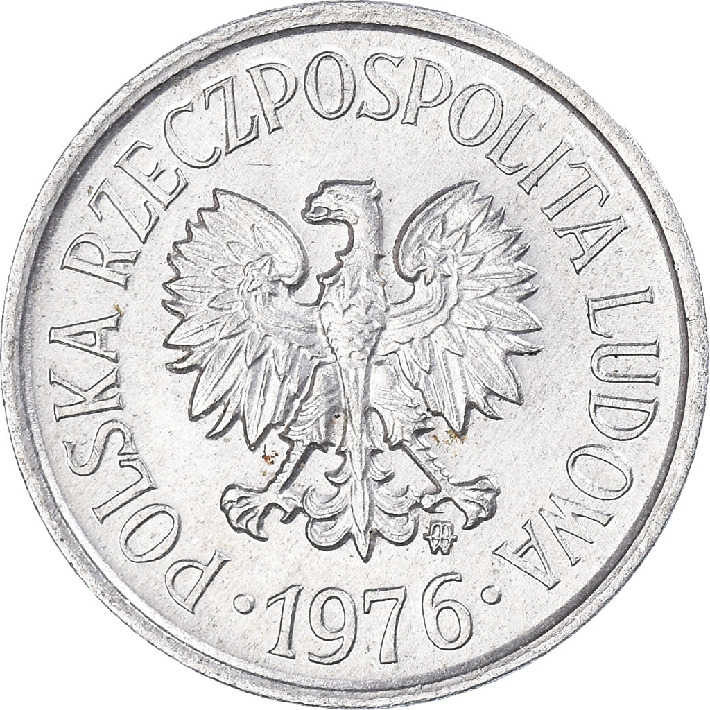 Münze, Polen, 10 Groszy, 1976