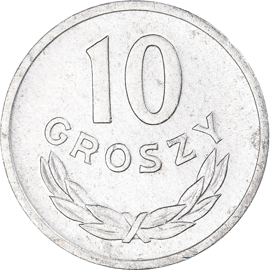 Münze, Polen, 10 Groszy, 1976