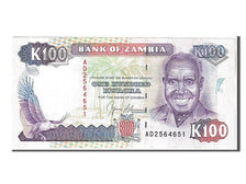Banknote, Zambia, 100 Kwacha, 1991, KM:34a, UNC(65-70)