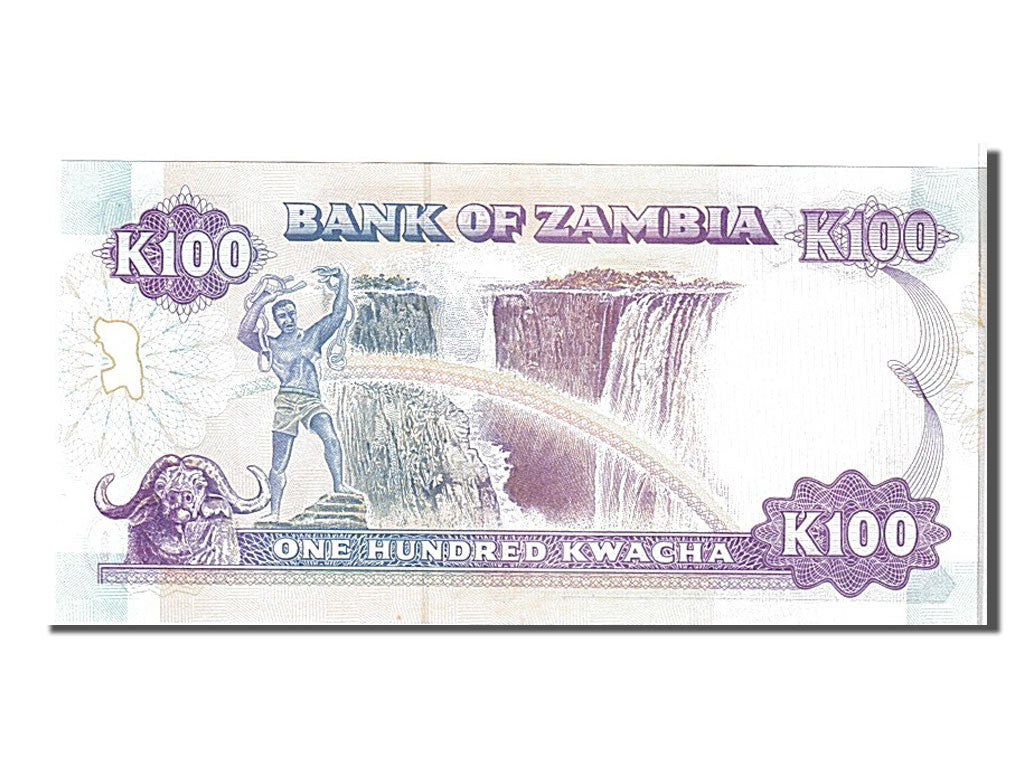 Banknote, Zambia, 100 Kwacha, 1991, KM:34a, UNC(65-70)