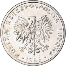 Moneda, Polonia, 20 Zlotych, 1986