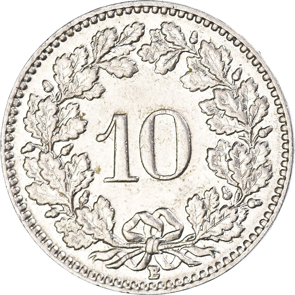 Monnaie, Suisse, 10 Rappen, 1937