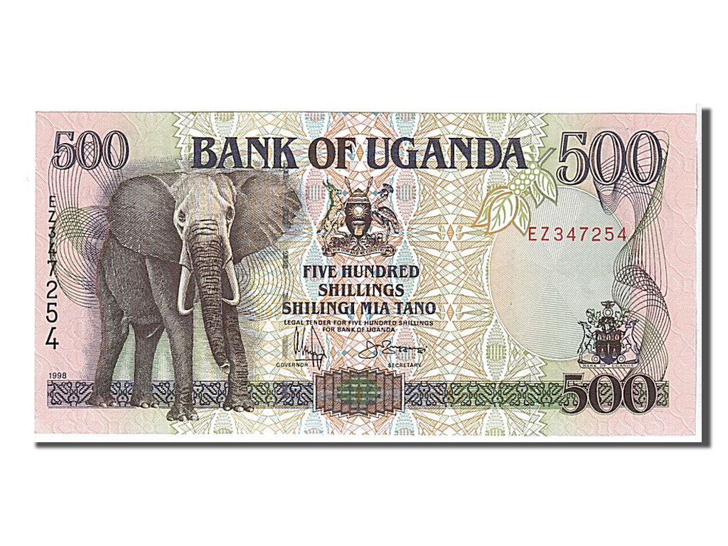 Banconote, Uganda, 500 Shillings, 1998, KM:35b, FDS
