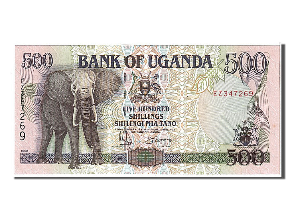 Banconote, Uganda, 500 Shillings, 1998, KM:35b, FDS
