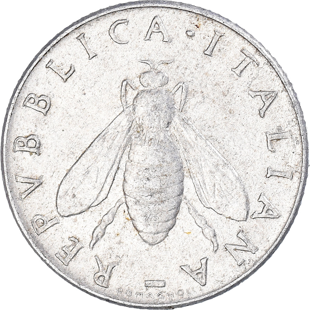 Munten, Italië, 2 Lire, 1954